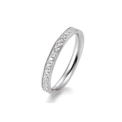 Breuning 18 Karat Gold Memoire Ring mit 20 Diamanten 0.40 ct. - 41/05659