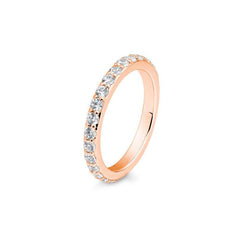 Breuning 18 Karat Gold Memoire Ring mit 13 Diamanten 0.60 ct. - 41/06128