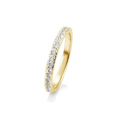 18 Karat Gold Memoire Ring mit Diamanten - 41/85001