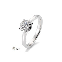 Breuning 18 Karat Gold Verlobungsring Hero mit Diamanten - 41/05763