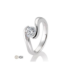 Breuning 18 Karat Gold Verlobungsring mit Diamant - 41/859920