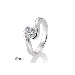 Breuning 18 Karat Gold Verlobungsring mit Diamant - 41/859920