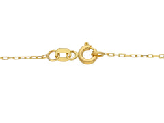 18 Karat Goldcollier-Halskette mit Zirkonia