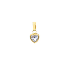 18 Karat Herzanhänger in Gold