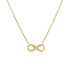 18 Karat Infinity Goldcollier-Halskette