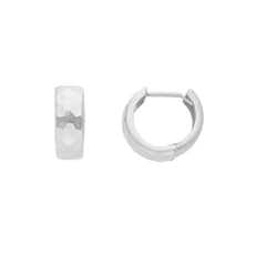 18 Karat Weissgold Creolen - 159397