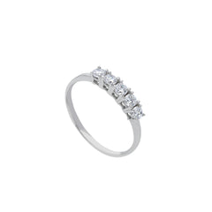 Bague en or blanc 18 carats