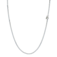 Collier tennis en or blanc 18 carats