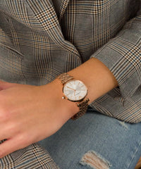Armani Exchange Damen Uhr – Roségold / Silber - AR11446