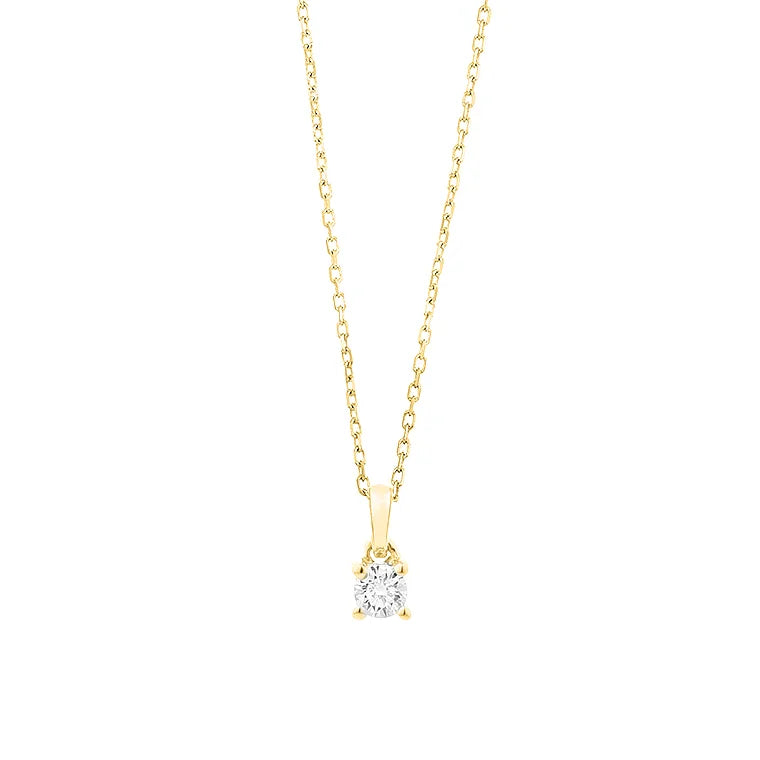 Facet Classic Express Eye Clean Gold Halskette