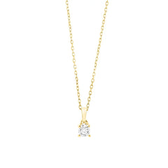 Facet Classic Express Eye Clean Gold Halskette