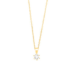 Facet Classic Express Eye Clean Gold Halskette