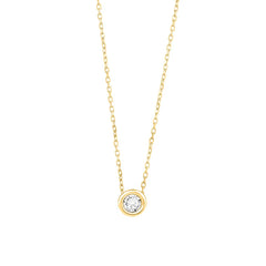 Facet Classic Express Eye Clean Gold Halskette