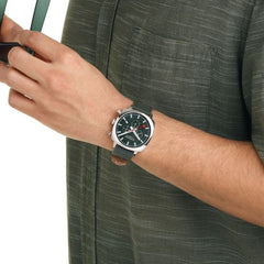 Mondaine Cushion Chrono Herrenuhr - MSL.41460.LF.SET