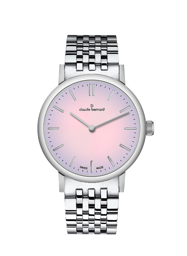 Claude Bernard Slim Line Damen Lila 32 mm