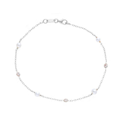 18 Karat Gold Süsswasserperlen Armband - 223265