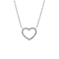 Collier coeur en or 18 carats - 750