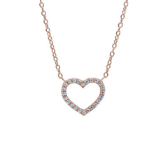 Collier coeur en or 18 carats - 750