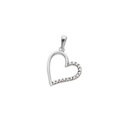 Pendentif coeur en or 18 carats - 750