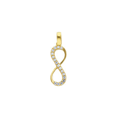 Pendentif infini en or 18 carats - 750