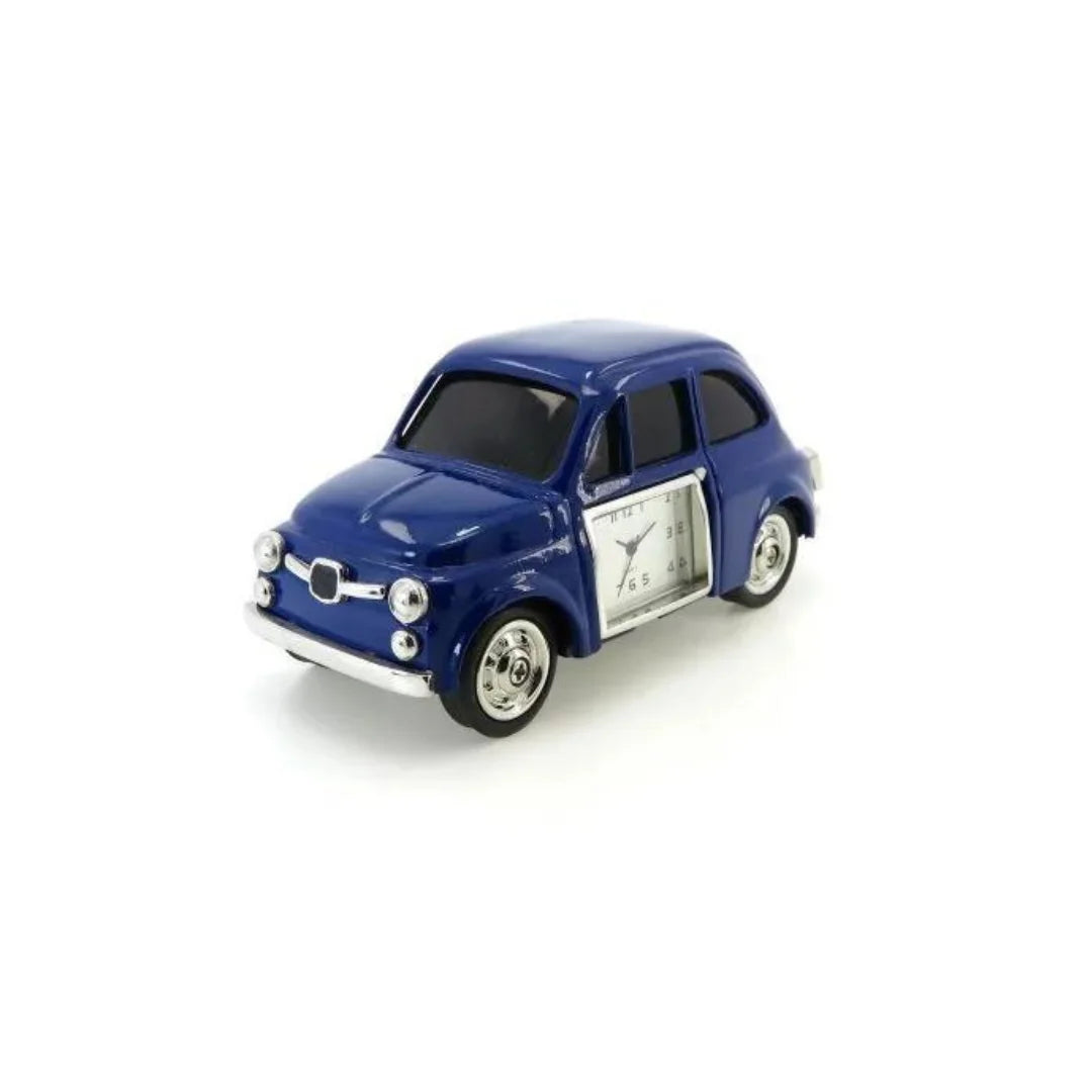 Miniaturuhr Fiat in Blau - Stilvolle, Analog, Quarz, 5x9 cm