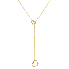 Collier cœur en or 18 carats - 750 - 260409