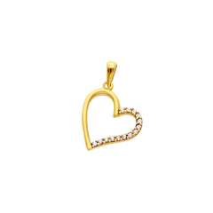 Pendentif coeur en or 18 carats - 750