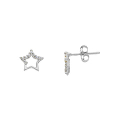 Boucles d'oreilles étoiles en or 18 carats - 750
