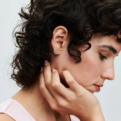 Pandora Ohrstecker für Damen: Funkelnde Unendlichkeits-Herz