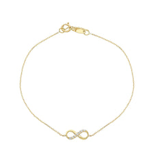 Bracelet infini en or 18 carats - 750
