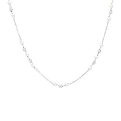 18 Karat Gold - 750 Süsswasserperlen Halskette - 128185