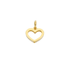 Pendentif coeur en or 18 carats - 750