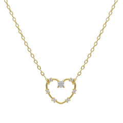 Collier cœur en or 18 carats - 750 - 276824