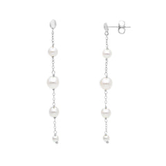 18 Karat Gold - 750 Süsswasserperlen Ohrringe - 279061