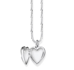 Thomas Sabo Sterling Silver Glam & Soul Kette Herzmedaillon Anker - KE0039-356-14-L45v