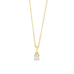 Facet Classic Express Eye Clean Gold Halskette