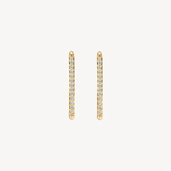 Boucles d'oreilles Blush 7343YZI – or jaune (585) avec zircone