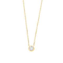 Facet Classic Express Eye Clean Gold Halskette