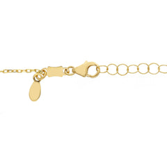 Damen Collier in 750/18 Karat Gelbgold mit Malachit - 281540