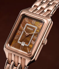 Montre femme Fossil Raquel en or rose - ES5323