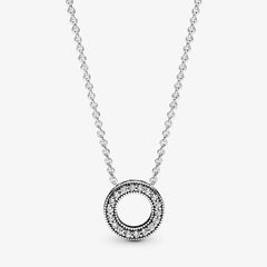 Pandora Logo Pavé-Kreis Collier