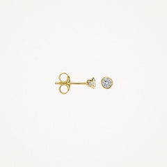Boucles d'oreilles à tige Blush 7255YZI - or jaune avec zircone (585)