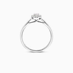 Blush Lab Diamonds Ring in 585/14 Karat Weissgold mit Labordiamant - LG1010W
