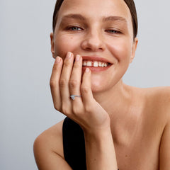 Pandora Ring Wavy Pavé Heart - 193661C01