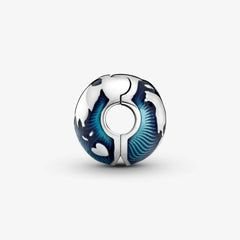 Pandora Blauer Globus Clip