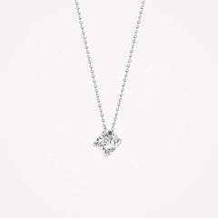 Blush Damen Halskette in 585/14 Karat Weissgold mit Zirkonia - 3057WZI