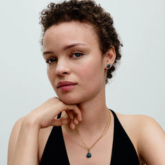 Pendentif Charm Coeur Pandora : Vert Irisé - 763348C01