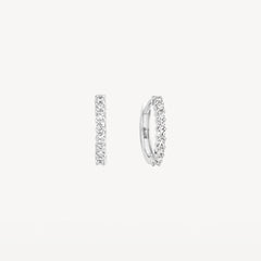 Boucles d'oreilles Blush 7166WZI - or blanc (585) avec zircone