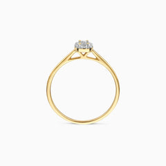 Blush Verlobungsringe Ring in 585/14 Karat Gelbgold mit Labordiamanten - LG1022Y