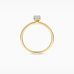 Blush Lab Diamonds Ring in 14K Gelbgold mit laborgegezüchtetem Diamant - LG1019Y